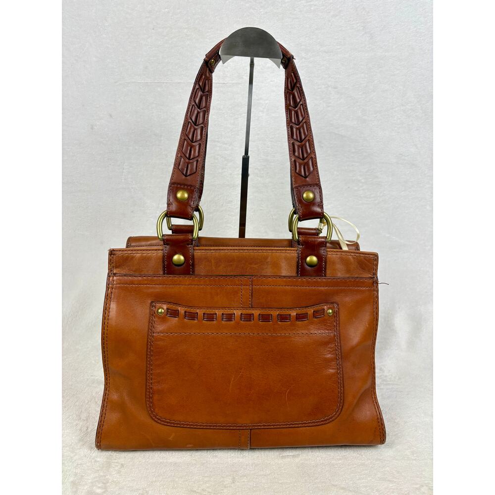 Coach Vintage Y2K Legacy Bleeker Flap Shopper in Brittish Tan Vachetta Leather - Picture 4 of 16